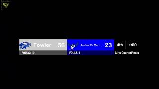 Gaylord St Marys School vs Fowlerville High School [upl. by Lynde282]