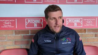 POST MATCH INTERVIEW  James Duncan  Chesham United 1 Hayes amp Yeading 0  29th March 2024 [upl. by Almund]