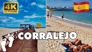 CORRALEJO Fuerteventura Canary Islands Spain  Best Beaches  Top Things to Do 4K [upl. by Khosrow954]