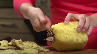 Instructievideo Ananas schoonmaken [upl. by Artsa]