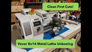 Vevor 8x14 Metal Lathe Unboxing [upl. by Tanitansy]