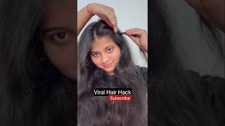 shorts Viral hair hack🤯hairstyle hack hairhacks hairstyle [upl. by Ocsinarf]