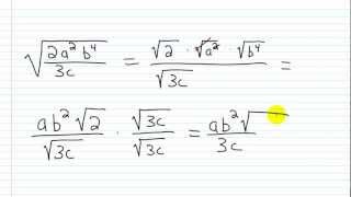 How to Rationalize the Denominator [upl. by Donaugh375]