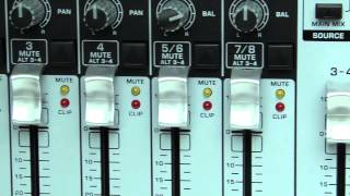 ReviewBehringer Q1204USB 6Channel Mixer Pa Band DJ Mixing Desk Xenyx Q1204 USB In Sound amp Vision [upl. by Botti]