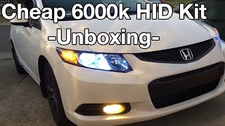 Cheap HID kit under 30 Xentec unboxing [upl. by Adnesor998]