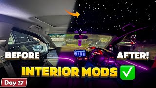 Modifying Honda Civic in 30 Days Day 27 Interior Mods [upl. by Noivad805]