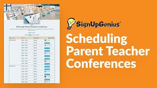 Parent Teacher Conference Sign Up Tutorial  by SignUpGenius Team [upl. by Koppel]