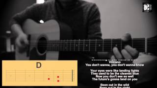 U2  volcano How to play the song Cover chords lyrics Songs of Innocence [upl. by Clothilde402]