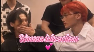 Woosan interactions💕🐈‍⬛🦊 [upl. by Sisenej]