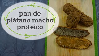 Pan de plátano macho proteico sin gluten [upl. by Adiaroz269]