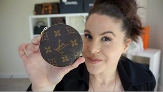 LOUIS VUITTON REVIEW Round Coin Purse [upl. by Ronoel]