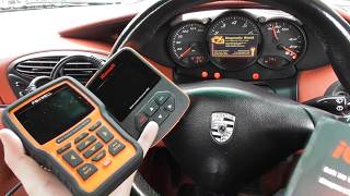 Porsche 986 amp 996 SRS Airbag Diagnose Which Tool Is Best ANSWER MTS [upl. by Sihon]