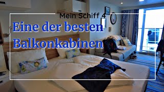 Eine der besten Balkonkabinen auf der Mein Schiff 4 [upl. by Nosreffej]