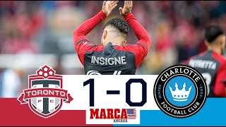 Great Insigne goal for the win I Toronto 10 Charlotte I Goals and highlights  MLS Matchday 3 [upl. by Michael]