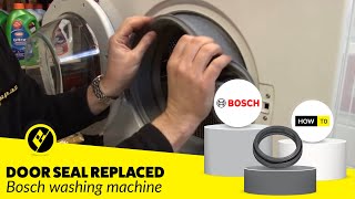 How to Replace a Washing Machine Door Seal on a Bosch Washer [upl. by Daren304]