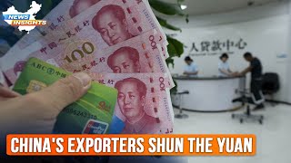 Chinese exporters refuse to hold RMB [upl. by Uno]