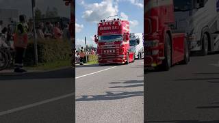 Dijkstra Haaksbergen amp Hoitink Scania Next Generation amp 164L Open Pipe V8 Truckstar Festival 2024 [upl. by Ellehcer523]