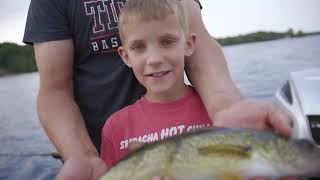 Perch Walleye amp more  Family Fun Fishing in Curtis [upl. by Dahij56]