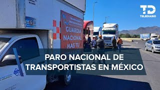 Transportistas bloquean carreteras en Edomex y CdMx exigen más seguridad [upl. by Zaller]