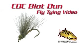 CDC Biot Dun Fly Tying Video Instructions  Rene Harrop [upl. by Ahsac]