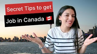 How I got a Job in Canada 🇨🇦 Canadian Resume Tips  Secret websites [upl. by Thibaud]