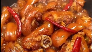 红烧猪蹄这样做非常好吃满满的胶原蛋白｜Braised Pork Trotter Recipe [upl. by Nodnek]