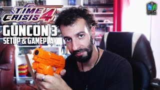 TIME CRISIS 4 GUNCON 3 Setup amp Gameplay [upl. by Kcoj]