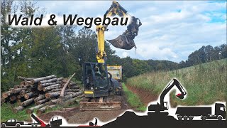 Obstwiese nivellieren amp Weg ausbessern  Yanmar B76 mit Tiltrotator  Baustellentagebuch [upl. by Kieffer]