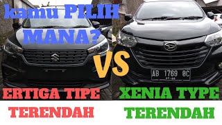 Perbedaan Daihatsu Xenia 2018 type Terendah VS All New Ertiga type terendah [upl. by Pembroke565]