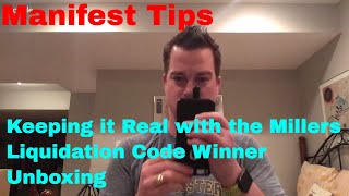 Tips on Manifested vs Unmanifested Lots and Liquidation Code Winner Unboxing [upl. by Maice]