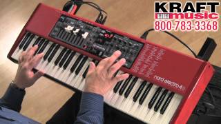 Kraft Music  Nord Electro 4D Keyboard Demo with Chris Martirano [upl. by Kosse]