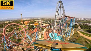 Shambhala POV 5K WORLD’S BEST HYPER COASTER PortAventura Spain [upl. by Cacilie238]