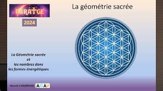 La Géométrie sacrée et les Nombres dans les formes énergétiques [upl. by Vories]