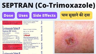 Septran tablet  Cotrimoxazole tablet in hindi  Cotrimoxazole uses  Septran ds tablet use in hindi [upl. by Edelstein640]