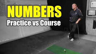 Numbers in practice vs golf course [upl. by Nagy]