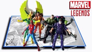 Marvel Legends SPIDERMAN vs SINISTER SIX 375 Inch Marvel Universe Toy Action Figure Review [upl. by Ahtiekal632]