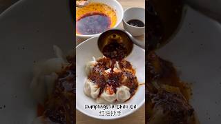 Dumplings in Spicy Chilli Oil [upl. by Admana]