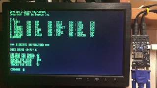 Altair 8800 with FabGL ESP32  CPM Formatting C and D  MBASIC test [upl. by Christal59]