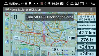 Polaris Tutorial How to navigate via waypoints in the Oziexplorer Android software [upl. by Xad760]