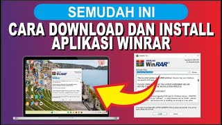 Cara Download dan Install Aplikasi Winrar Di Laptop [upl. by Assennav]