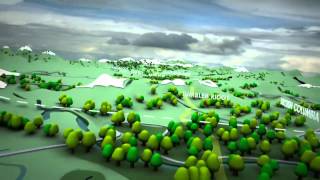 Original Enbridge Northern Gateway Pipeline route animation [upl. by Aiam909]