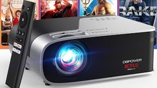 DBPOWER GO1 Projector Full unboxing and review [upl. by Kimmi638]