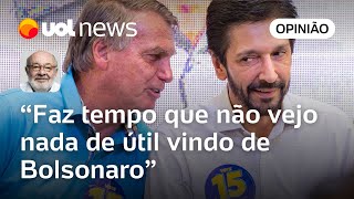 Bolsonaro demonstra que tem pouca satisfação na vida ao dizer que se sente útil com Nunes  Kotscho [upl. by Zwart]