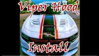 Viper Hood on a Dodge Charger [upl. by Whit151]