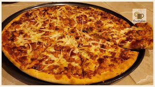 Barbecue Chicken Pizza  BBQ Pizza  Simple amp Tasty Recipe [upl. by Razatlab176]