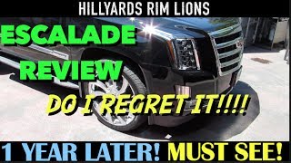 2016 CADILLAC ESCALADE REVIEW ONE YEAR LATER DO I REGRET IT [upl. by Eiramalegna]