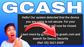 GCASH PROBLEM DEVICE SECURITY [upl. by Adnam919]