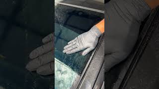 SharkWax Water Stain Removal Glass Watermark Remover 水渍去除剂 fyp cardetailing watermarkremover [upl. by Sairahcaz]