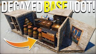 RUST DECAYED BASE FIND GIVES RUST DECAYED JACKPOT LOOT  Rust Survival Gameplay S12E8 Finale [upl. by Ylac]