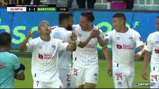 😎 POTENTE DERECHAZO  Olimpia 11 Marathón  Jornada 2 Apertura 2024  Liga de Honduras [upl. by Devlen]